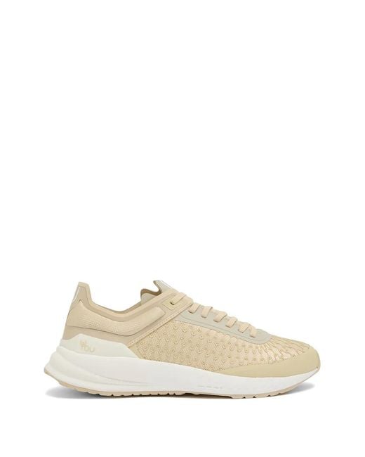 Now You Live White Yp 305 Lace-Up Sneakers for men