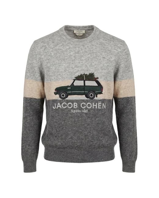 Jacob Cohen Gray Après-Ski Alpaca Sweater for men