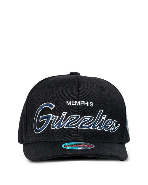 Mitchell & Ness Black X Nba Team Script 2.0 Memphis Grizzlies Baseball Cap for men