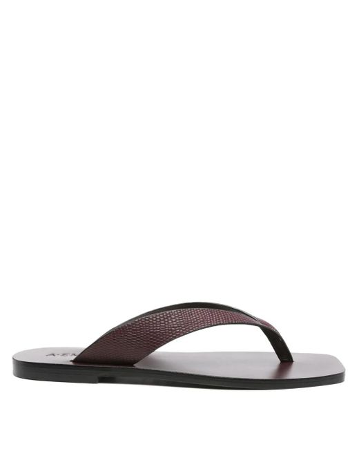 A.Emery Red Kinto Sandals
