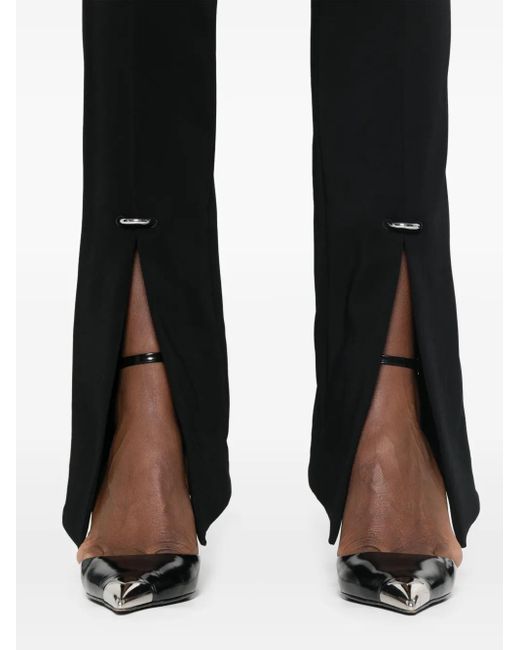 Mugler Black Stretch Trousers