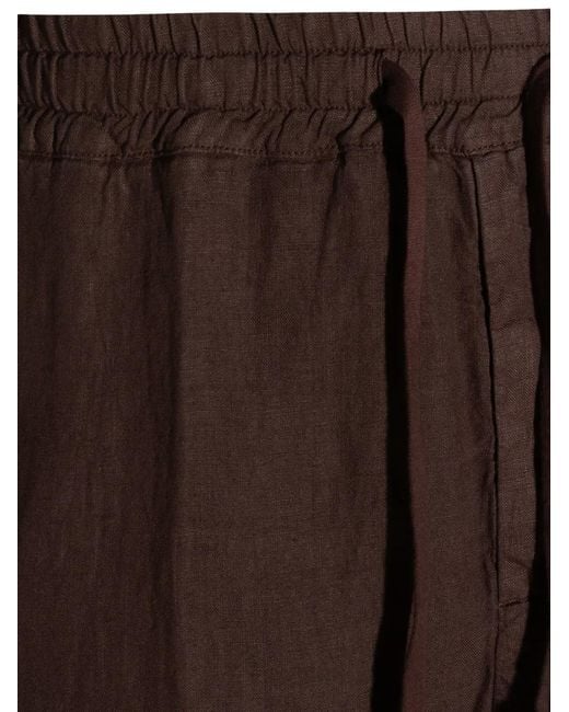 Altea Brown Drawstring Trousers for men