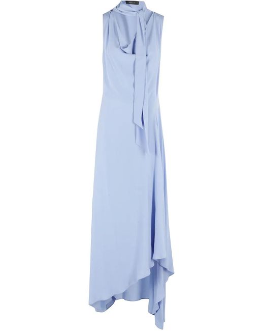 FEDERICA TOSI Blue Asymmetrisches Kleid