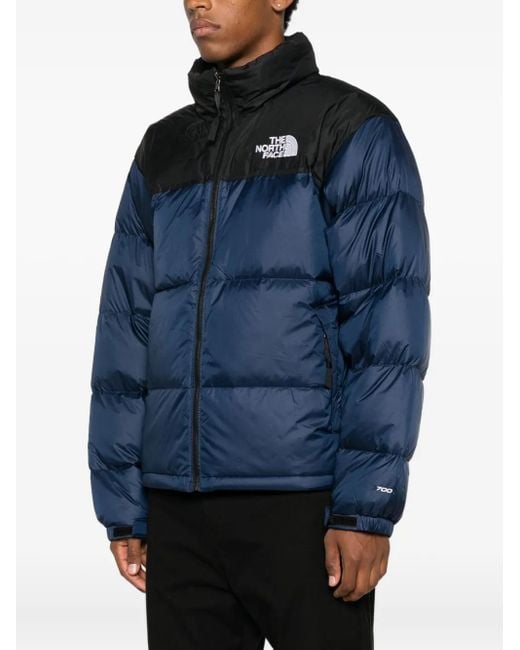 The North Face Blue Quilted Puffer Jacket for men