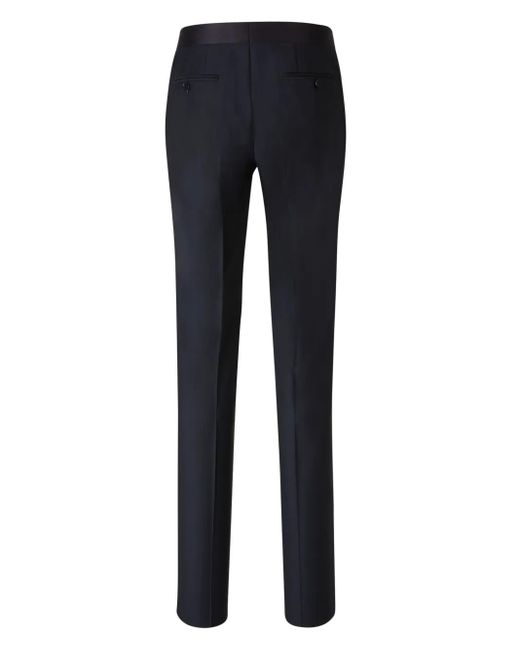 Canali Blue Wool Single-Breasted Suit for men