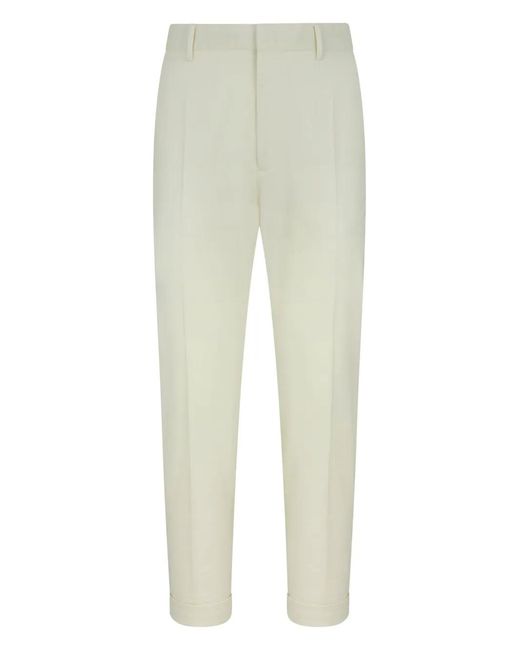 DSquared² Natural Single-Breasted Cotton-Blend Blazer for men