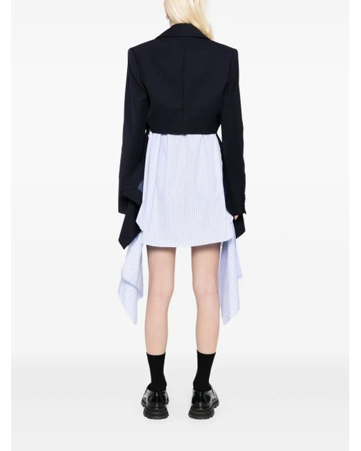 Monse Black Cascade Slashed-Tail Jacket