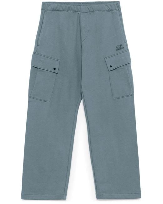 メンズ C P Company ロゴ スウェットパンツ Blue