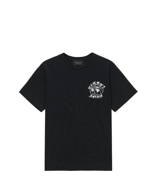 Simone Rocha Black T-Shirt À Imprimé Graphique