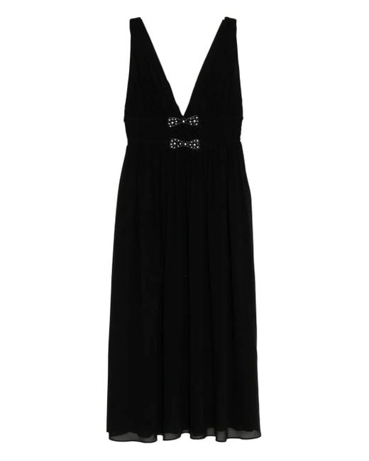 Vestido midi Amelie Cynthia Rowley de color Black