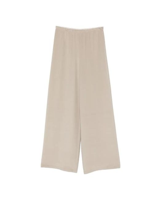 Max Mara White Mxpmaga Elastic-Waistband Trousers