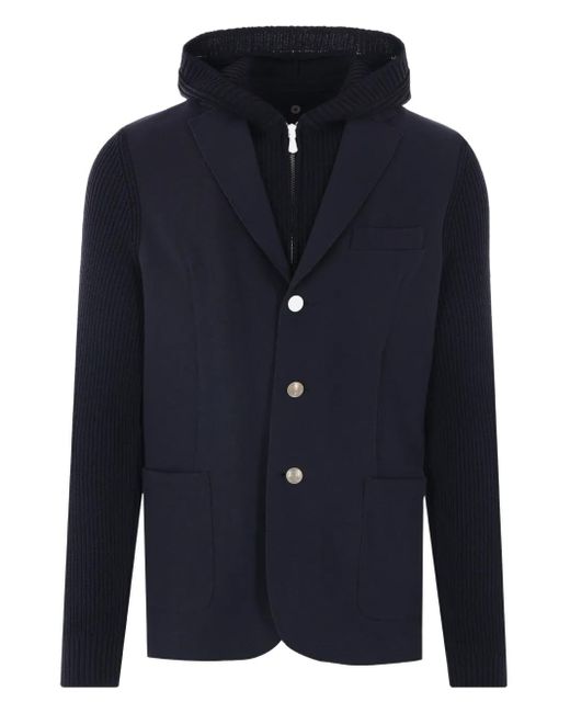 Veste À Capuche Eleventy pour homme en coloris Blue