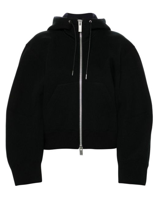 Sacai Black Sponge Hoodie