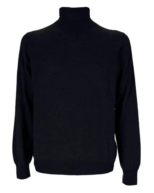 Gran Sasso Blue Roll-Neck Jumper for men