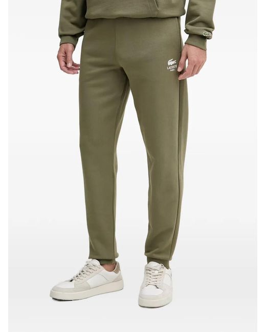 Lacoste Green Logo-Print Track Pants