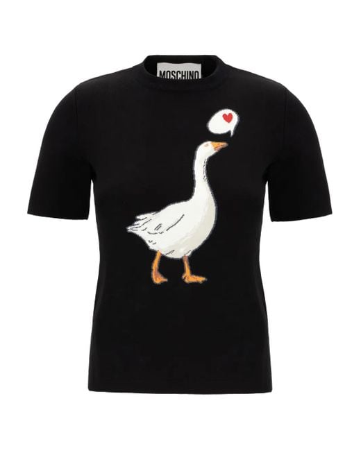 Moschino ショートスリーブ セーター Black
