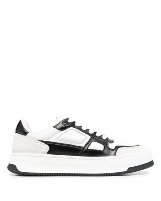 AMI White Bicolor Leder Sneakers - Größe 40