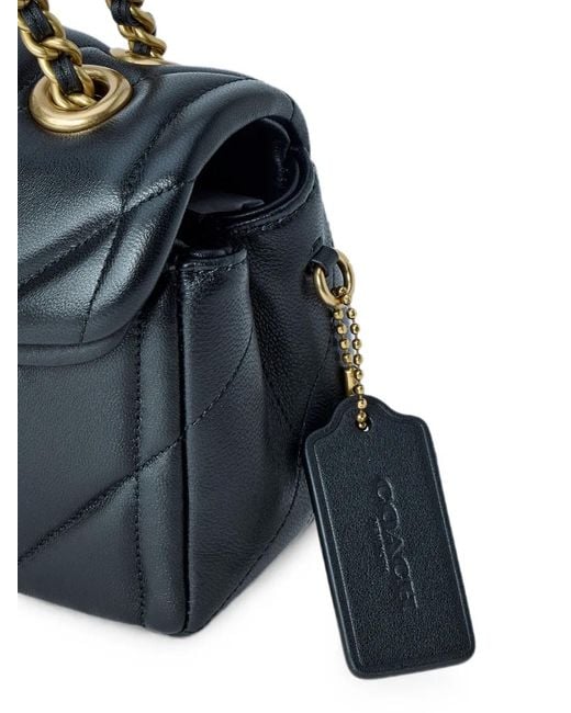 COACH White Quilted Leather Shoulder Bag