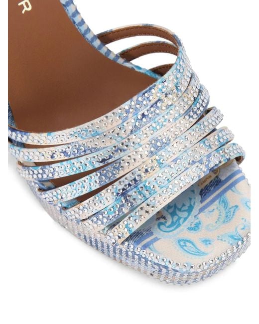 Kurt Geiger Pierra 115mm プラットフォーム サンダル Blue