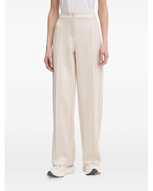 Guess Natural Straight Embroidered Trousers