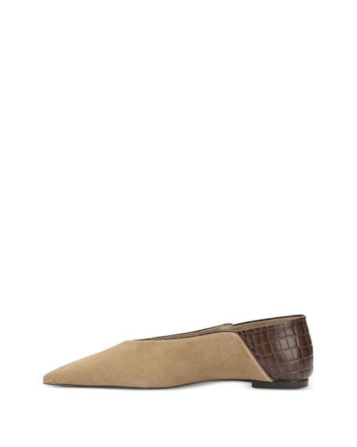 Ammb Milano Natural Leather Ballet Flats
