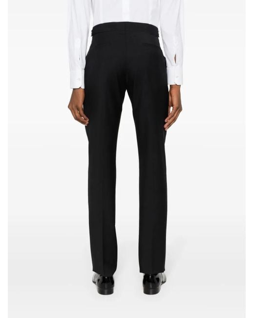 Pantalon De Costume En Laine À Coupe Fuselée Paul Smith pour homme en coloris Black