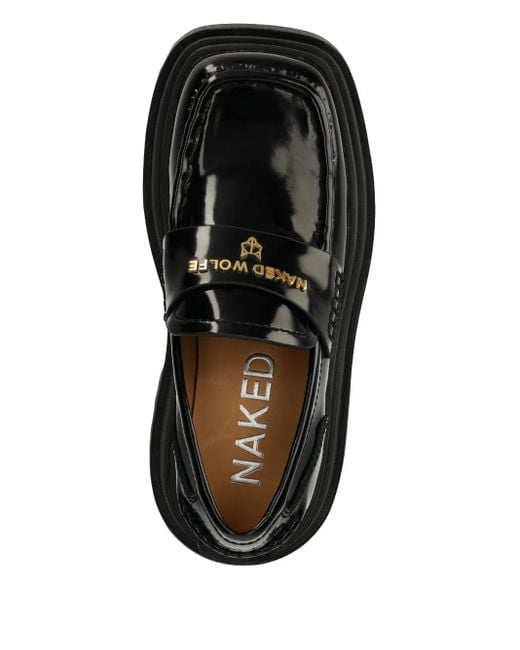 Naked Wolfe Black 85Mm Delusion Loafers