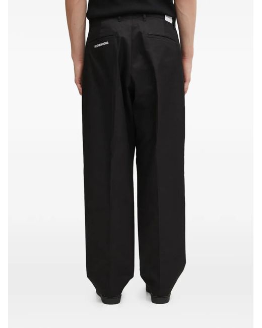 Neighborhood Black Pleated Trousers for men