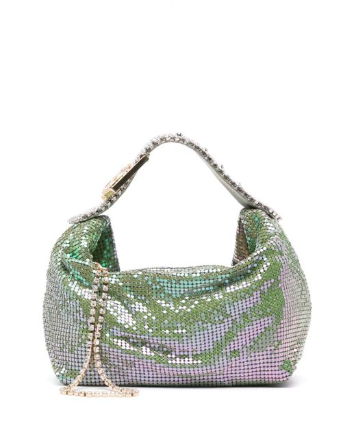 Gedebe Green Jill Crystal-embellished Tote Bag
