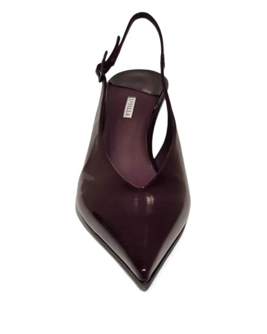 Le Silla Brown Pointed Toe Embellished Pumps