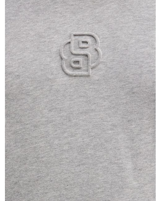 Boss Gray Logo T-Shirt for men