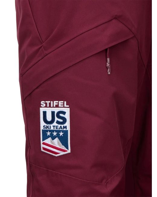 Pantalon De Ski Zippé À Bretelles Kappa pour homme en coloris Red