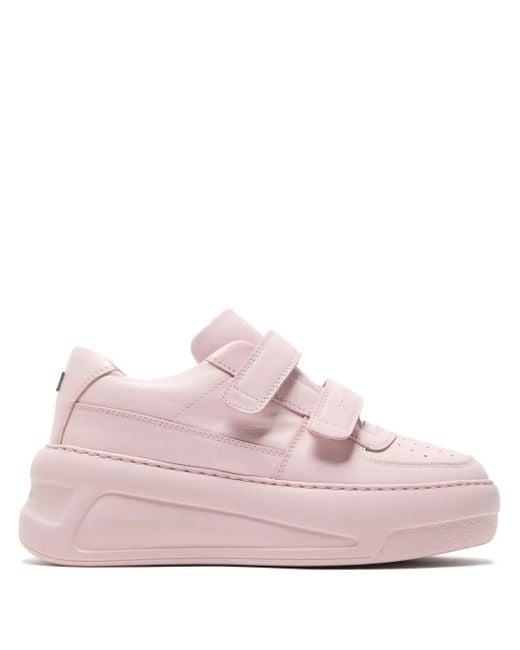 Acne Pink Platform Sneakers