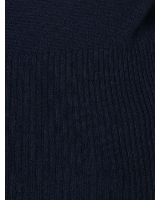 Thom Browne Blue Striped Sleeve Sweater