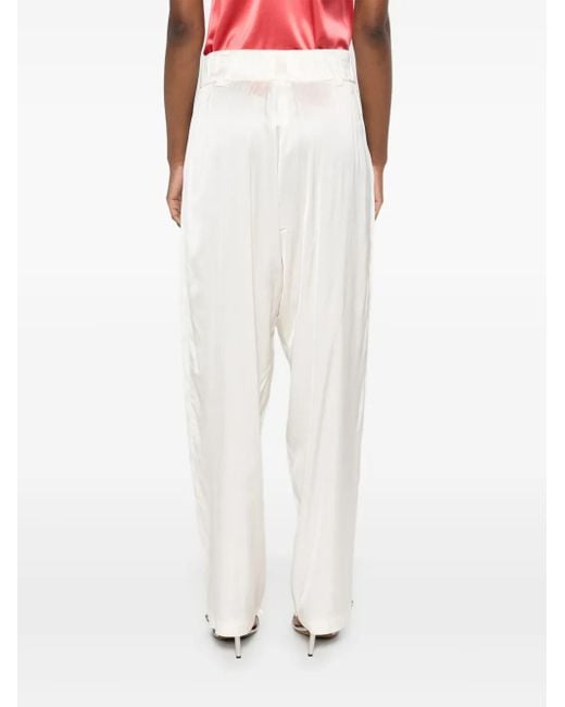 Pinko サテンパンツ White