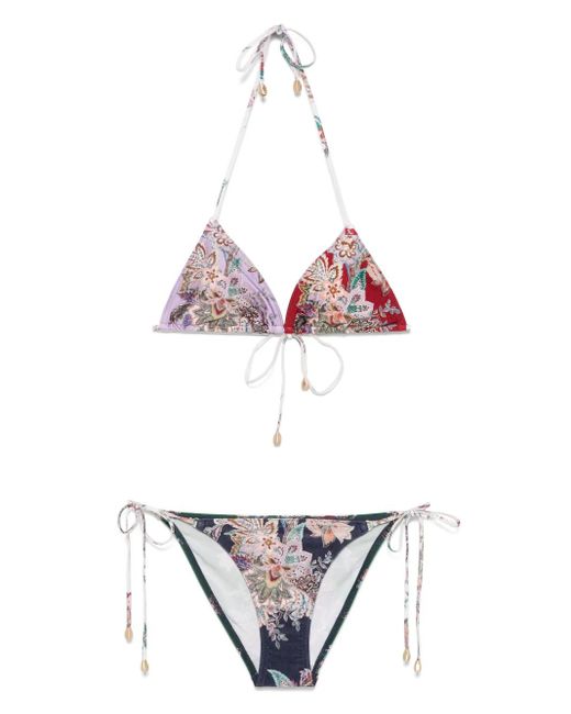 Zimmermann Rhiannon ビキニ メタリック | Lyst