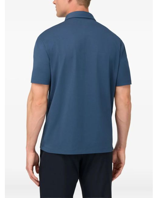 Polo A Maniche Corte di Boggi in Blue da Uomo