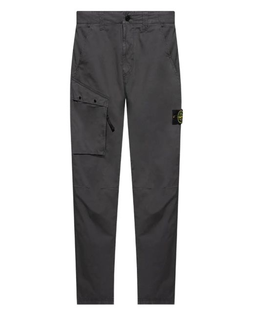 メンズ Stone Island コンパスバッジ パンツ Gray