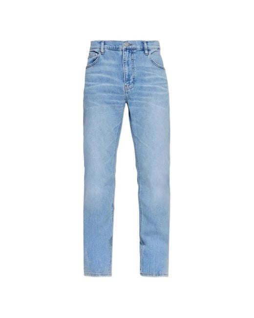 FRAME Blue Modern Straight Jeans for men
