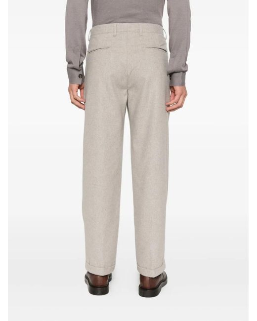 MARSĒM Hose Aus Filz Mit Falten in White für Herren