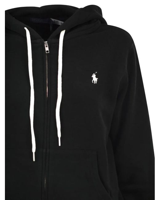 Polo Ralph Lauren Black Zip-Up Hoodie