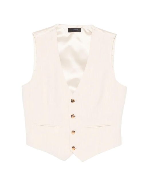 Wardrobe NYC White Veston À Boutonnière