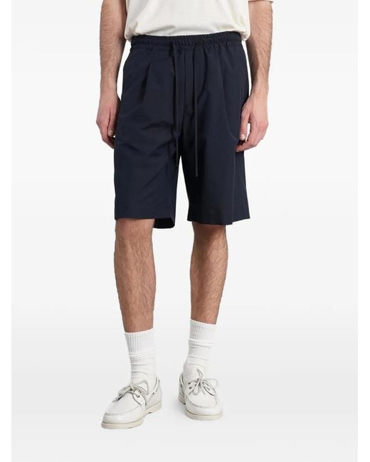Grayed Blue Short Davis À Lien De Resserrage for men