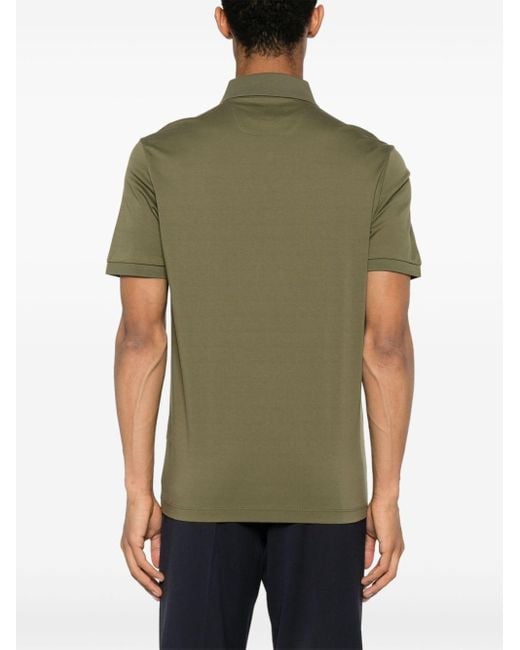 Boss Green Plain Cotton Polo Shirt for men