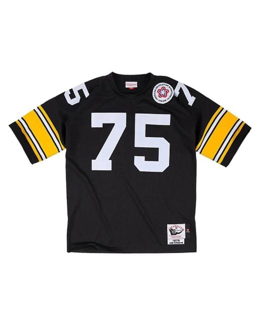 メンズ Mitchell & Ness Nfl オーセンティック "steelers 1975 Joe Greene" ジャージ Black