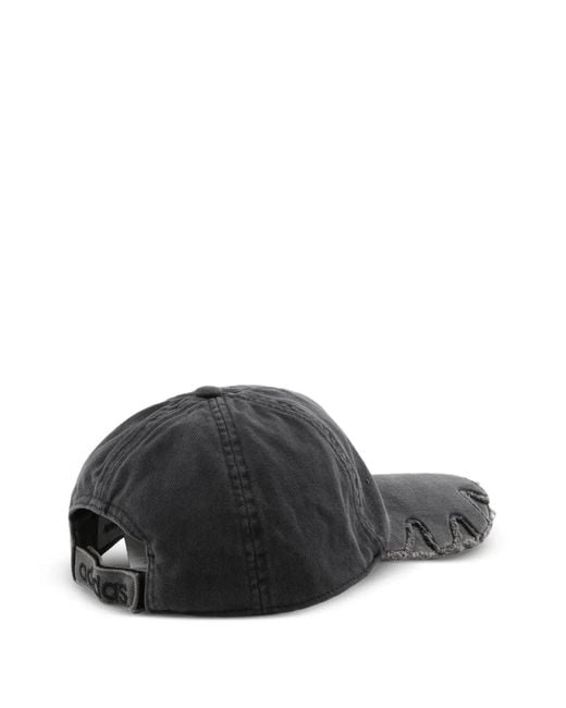 Adidas Black X Avavav Slashed Double Brim Distressed Baseball Cap