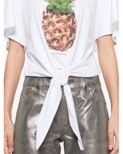 Stella McCartney Pineapple Tシャツ White