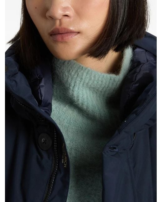 Woolrich Blue Cable-Knit Hat