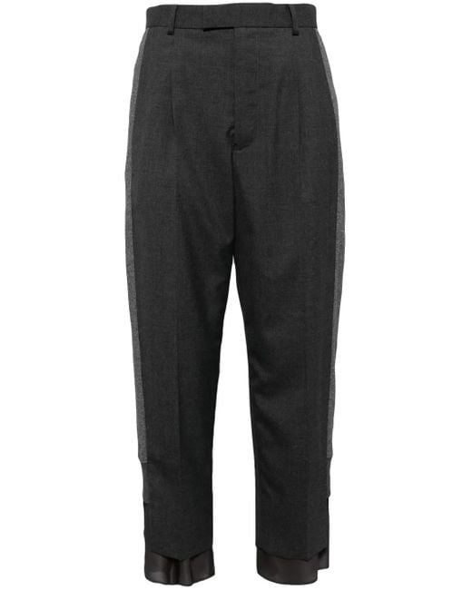 Undercover Black Double-Layered Trousers