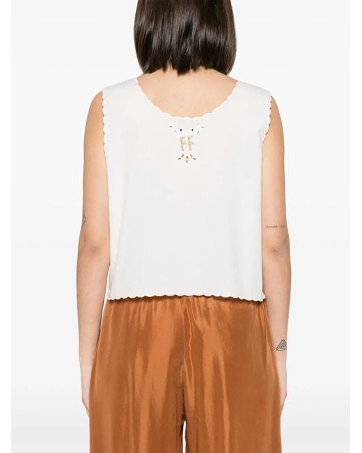 Forte_forte White Broderie-Anglaise Blouse